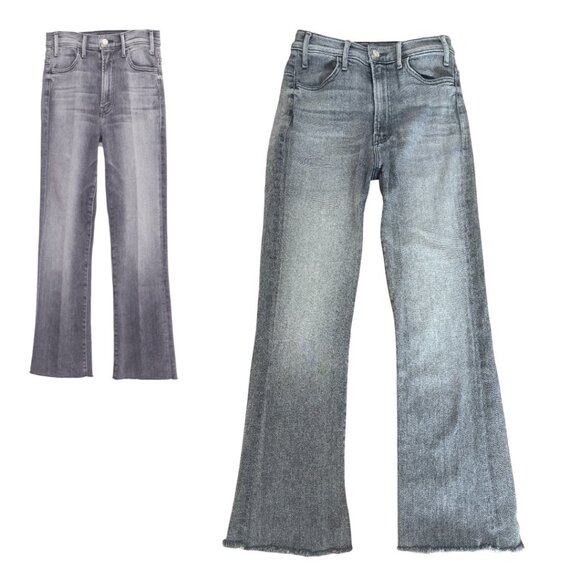 MOTHER HUSTLER ANKLE FRAY STRAIGHT JEANS IN DAYTONA NIGHTS SZ. 26" - Picture 2 of 7